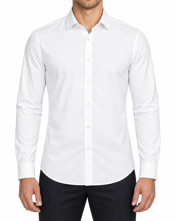 Рубашка хлопковая Slim Fit